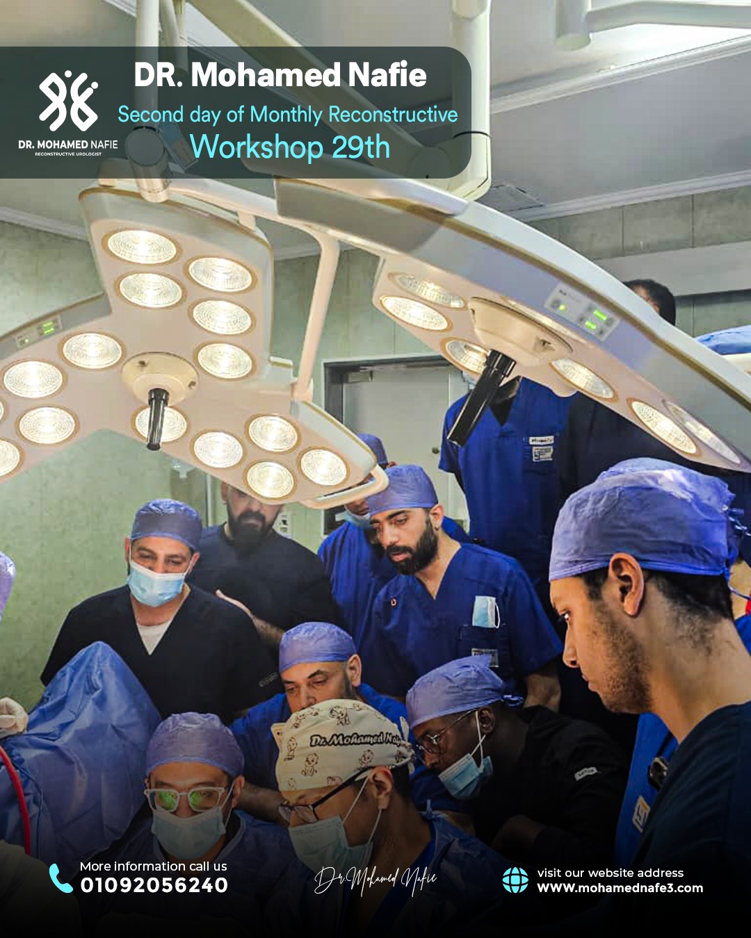 اليوم الثاني من الورشة العالمية رقم (29) لجراحات مجرى البول