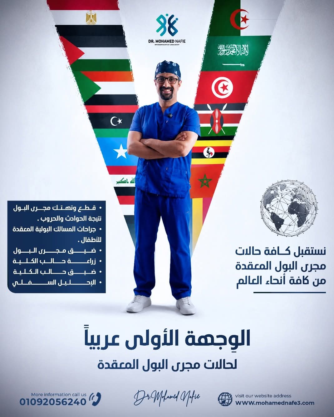  الوجهة الأولى عربيًا والشرق الأوسط لعلاج وجراحات مجرى البول المعقدة